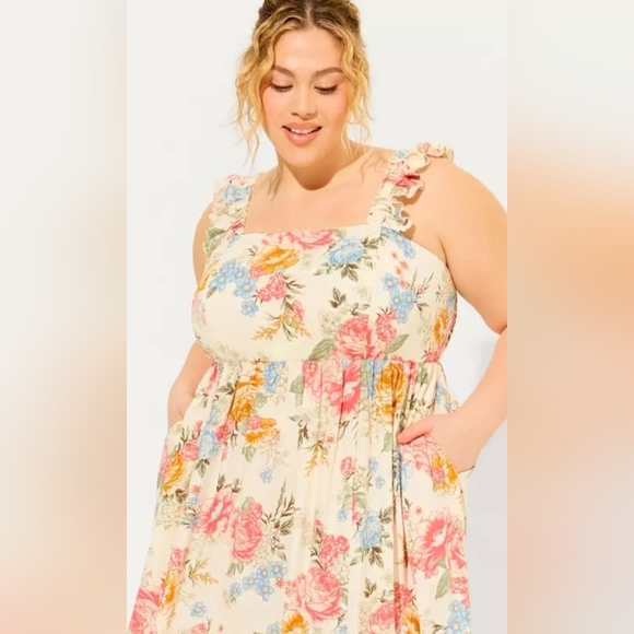 Torrid Multicolor Floral Maxi Dress - Picture 11 of 14